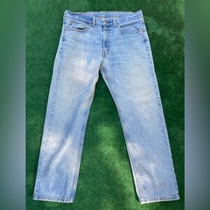 Levi’s 505 men’s regular fit stretch. Size: 35x30